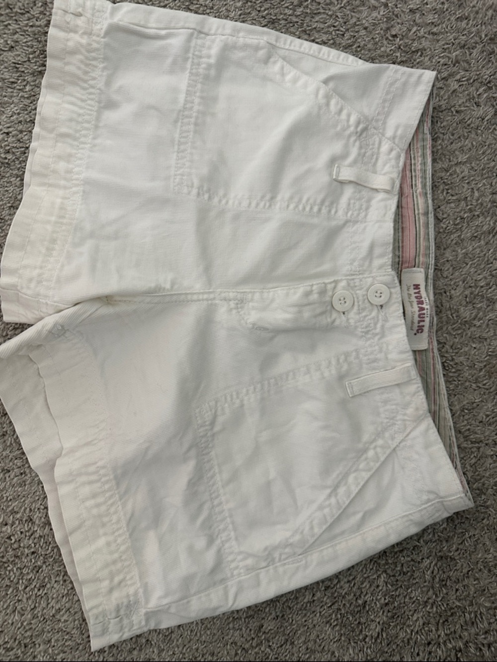 Hydraulic White Women's Jean Shorts